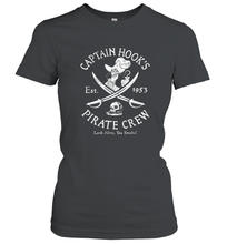 Load image into Gallery viewer, Disney Villains Captain Hook Pirate Crew Est 1953 Logo Women's T-Shirt
