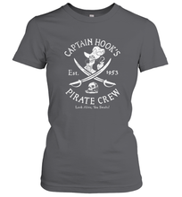 Load image into Gallery viewer, Disney Villains Captain Hook Pirate Crew Est 1953 Logo Women's T-Shirt
