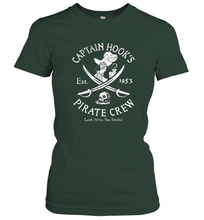 Load image into Gallery viewer, Disney Villains Captain Hook Pirate Crew Est 1953 Logo Women's T-Shirt
