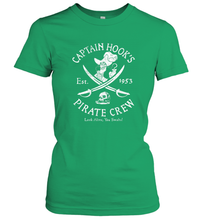 Load image into Gallery viewer, Disney Villains Captain Hook Pirate Crew Est 1953 Logo Women's T-Shirt
