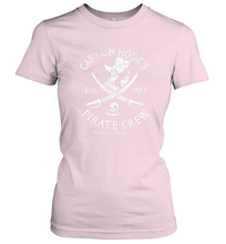 Load image into Gallery viewer, Disney Villains Captain Hook Pirate Crew Est 1953 Logo Women's T-Shirt
