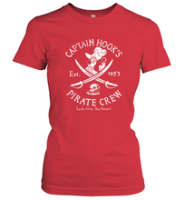 Load image into Gallery viewer, Disney Villains Captain Hook Pirate Crew Est 1953 Logo Women's T-Shirt
