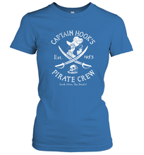 Load image into Gallery viewer, Disney Villains Captain Hook Pirate Crew Est 1953 Logo Women's T-Shirt

