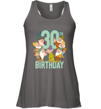 Load image into Gallery viewer, Disney Snow White Dwarfs Group Shot 30th Birthday Women's Racerback Tank
