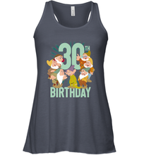 Load image into Gallery viewer, Disney Snow White Dwarfs Group Shot 30th Birthday Women's Racerback Tank
