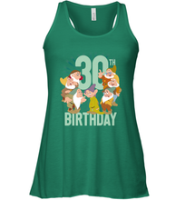 Load image into Gallery viewer, Disney Snow White Dwarfs Group Shot 30th Birthday Women's Racerback Tank
