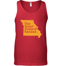 Load image into Gallery viewer, The Great State Of Kansas Men's Tank Top
