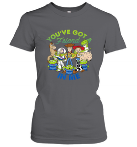 Disney Pixar Toy Story Cartoon Group Shot Women's T-Shirt