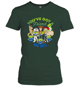 Disney Pixar Toy Story Cartoon Group Shot Women's T-Shirt