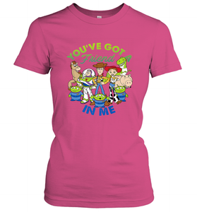 Disney Pixar Toy Story Cartoon Group Shot Women's T-Shirt