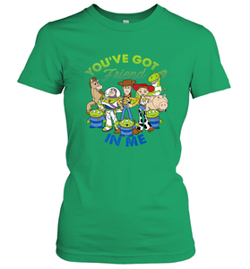 Disney Pixar Toy Story Cartoon Group Shot Women's T-Shirt