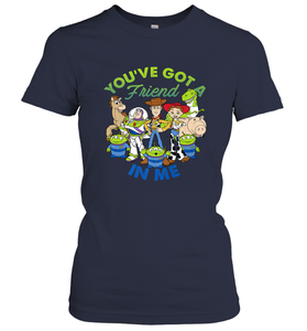 Disney Pixar Toy Story Cartoon Group Shot Women's T-Shirt