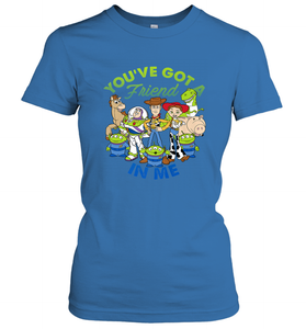 Disney Pixar Toy Story Cartoon Group Shot Women's T-Shirt