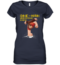 Load image into Gallery viewer, Disney Wreck It Ralph 2 Wrecking Crew Women's V-Neck T-Shirt
