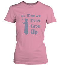 Load image into Gallery viewer, Disney Peter Pan This Mom Will Never Grow Up Women&#39;s T-Shirt
