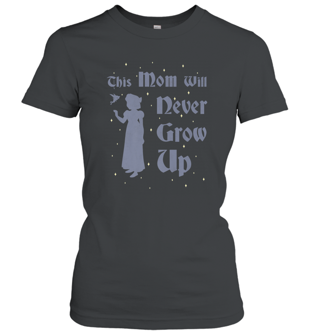 Disney Peter Pan This Mom Will Never Grow Up Women's T-Shirt