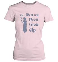 Load image into Gallery viewer, Disney Peter Pan This Mom Will Never Grow Up Women&#39;s T-Shirt
