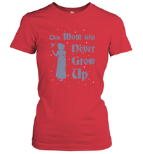 Load image into Gallery viewer, Disney Peter Pan This Mom Will Never Grow Up Women&#39;s T-Shirt
