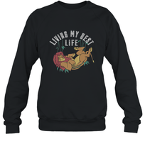 Load image into Gallery viewer, Disney Lion King Simba Living My Best Life Crewneck Sweatshirt
