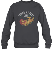 Load image into Gallery viewer, Disney Lion King Simba Living My Best Life Crewneck Sweatshirt
