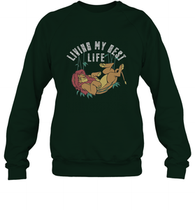 Disney Lion King Simba Living My Best Life Crewneck Sweatshirt