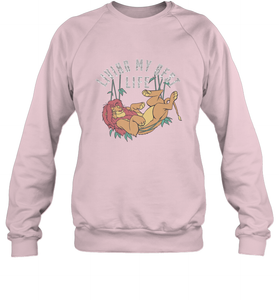 Disney Lion King Simba Living My Best Life Crewneck Sweatshirt