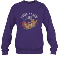 Load image into Gallery viewer, Disney Lion King Simba Living My Best Life Crewneck Sweatshirt
