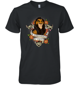 Disney Lion King Scar and Hyenas I'm Surrounded By Idiots Men's Premium T-Shirt