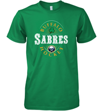 Load image into Gallery viewer, Buffalo Sabres Fanatics Branded Black St. Patrick&#39;s Day Forever Lucky 01 Men&#39;s Premium T-Shirt
