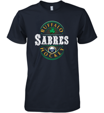 Load image into Gallery viewer, Buffalo Sabres Fanatics Branded Black St. Patrick&#39;s Day Forever Lucky 01 Men&#39;s Premium T-Shirt
