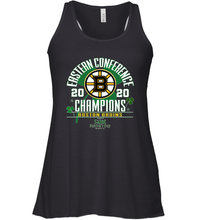 Load image into Gallery viewer, NHL ST PATRICK'S DAY Boston Bruins Fanatics 2020 Eastern Conference Champions Defensive Zone Women's Racerback Tank
