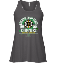 Load image into Gallery viewer, NHL ST PATRICK'S DAY Boston Bruins Fanatics 2020 Eastern Conference Champions Defensive Zone Women's Racerback Tank
