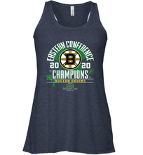 Load image into Gallery viewer, NHL ST PATRICK'S DAY Boston Bruins Fanatics 2020 Eastern Conference Champions Defensive Zone Women's Racerback Tank
