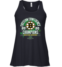 Load image into Gallery viewer, NHL ST PATRICK'S DAY Boston Bruins Fanatics 2020 Eastern Conference Champions Defensive Zone Women's Racerback Tank
