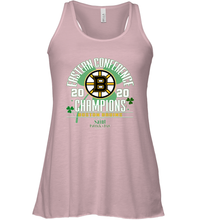 Load image into Gallery viewer, NHL ST PATRICK'S DAY Boston Bruins Fanatics 2020 Eastern Conference Champions Defensive Zone Women's Racerback Tank
