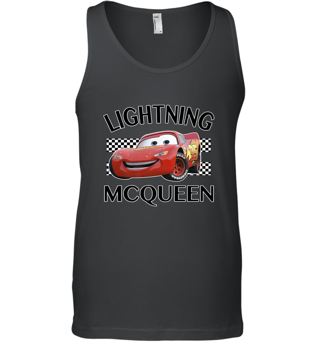 Disney Pixar Cars Lightning McQueen Finish Men's Tank Top