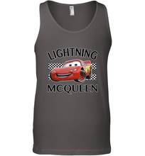 Load image into Gallery viewer, Disney Pixar Cars Lightning McQueen Finish Men&#39;s Tank Top
