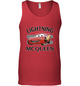 Disney Pixar Cars Lightning McQueen Finish Men's Tank Top