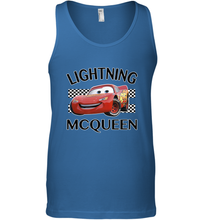 Load image into Gallery viewer, Disney Pixar Cars Lightning McQueen Finish Men&#39;s Tank Top
