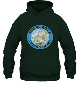 Disney Pixar Toy Story Buzz Friend In Me Hooded Sweatshirt