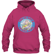 Load image into Gallery viewer, Disney Pixar Toy Story Buzz Friend In Me Hooded Sweatshirt
