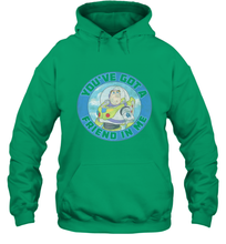 Load image into Gallery viewer, Disney Pixar Toy Story Buzz Friend In Me Hooded Sweatshirt
