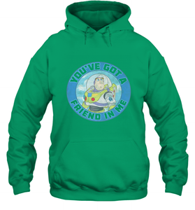 Disney Pixar Toy Story Buzz Friend In Me Hooded Sweatshirt