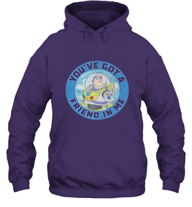 Disney Pixar Toy Story Buzz Friend In Me Hooded Sweatshirt