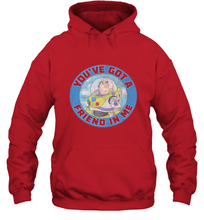 Load image into Gallery viewer, Disney Pixar Toy Story Buzz Friend In Me Hooded Sweatshirt
