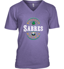 Load image into Gallery viewer, Buffalo Sabres Fanatics Branded Black St. Patrick&#39;s Day Forever Lucky 01 Men&#39;s V-Neck
