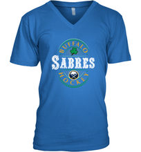 Load image into Gallery viewer, Buffalo Sabres Fanatics Branded Black St. Patrick&#39;s Day Forever Lucky 01 Men&#39;s V-Neck
