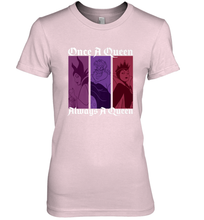Load image into Gallery viewer, Disney Villains Once A Queen Always A Queen Women's Premium T-Shirt
