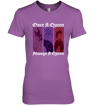 Load image into Gallery viewer, Disney Villains Once A Queen Always A Queen Women's Premium T-Shirt
