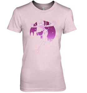 Disney Pixar Incredibles 2 Shy Violet Night Women's Premium T-Shirt